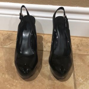 Patent Black Jessica Simpson heels